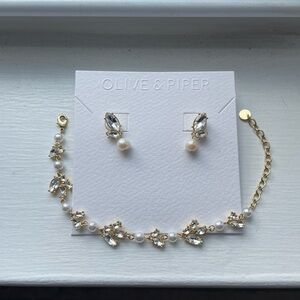 SOLD - Bryn Drops and Cosette Bracelet